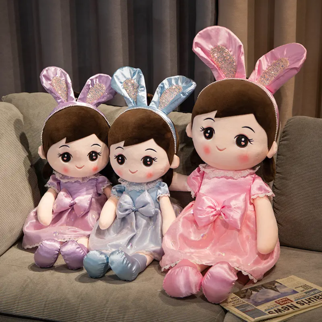 Adorable Stuffed Doll with Twinkling Ears for All Ages | 60Cm