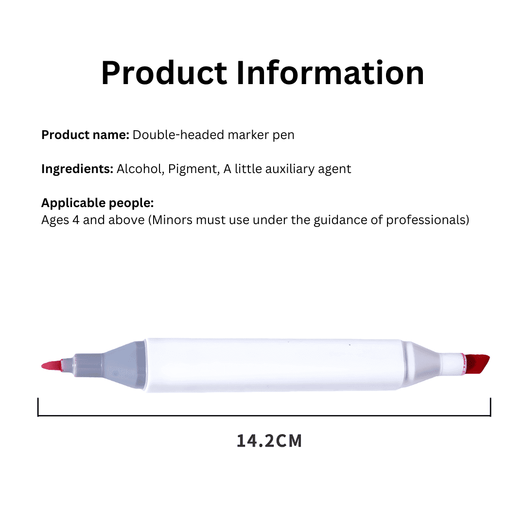 Premium Color Set 12 PC | Dual Tip Art Maker | Broad and Point | Premium quality for Kids