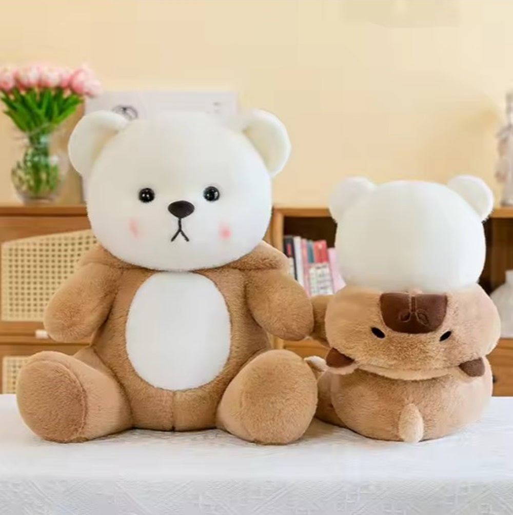 Child Hugging 25 cm Teddy Bear ā Snuggle Companion for Bedtime