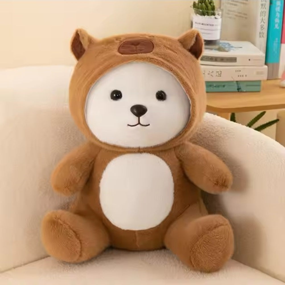 CuddleNest Teddy Bear Plush Toy with Hat ā 25 cm Soft Toy for Kids