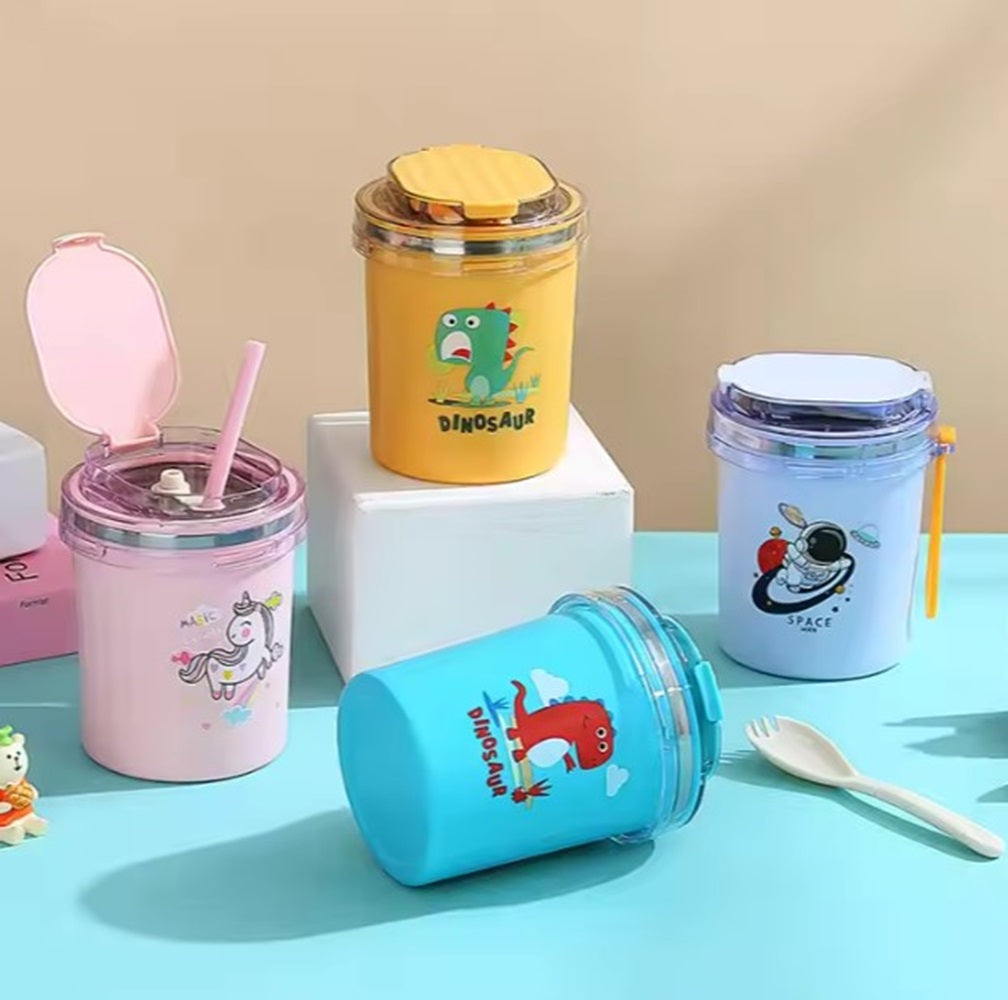 Hot & Cold Vacuum-Insulated Food Container for School or Office