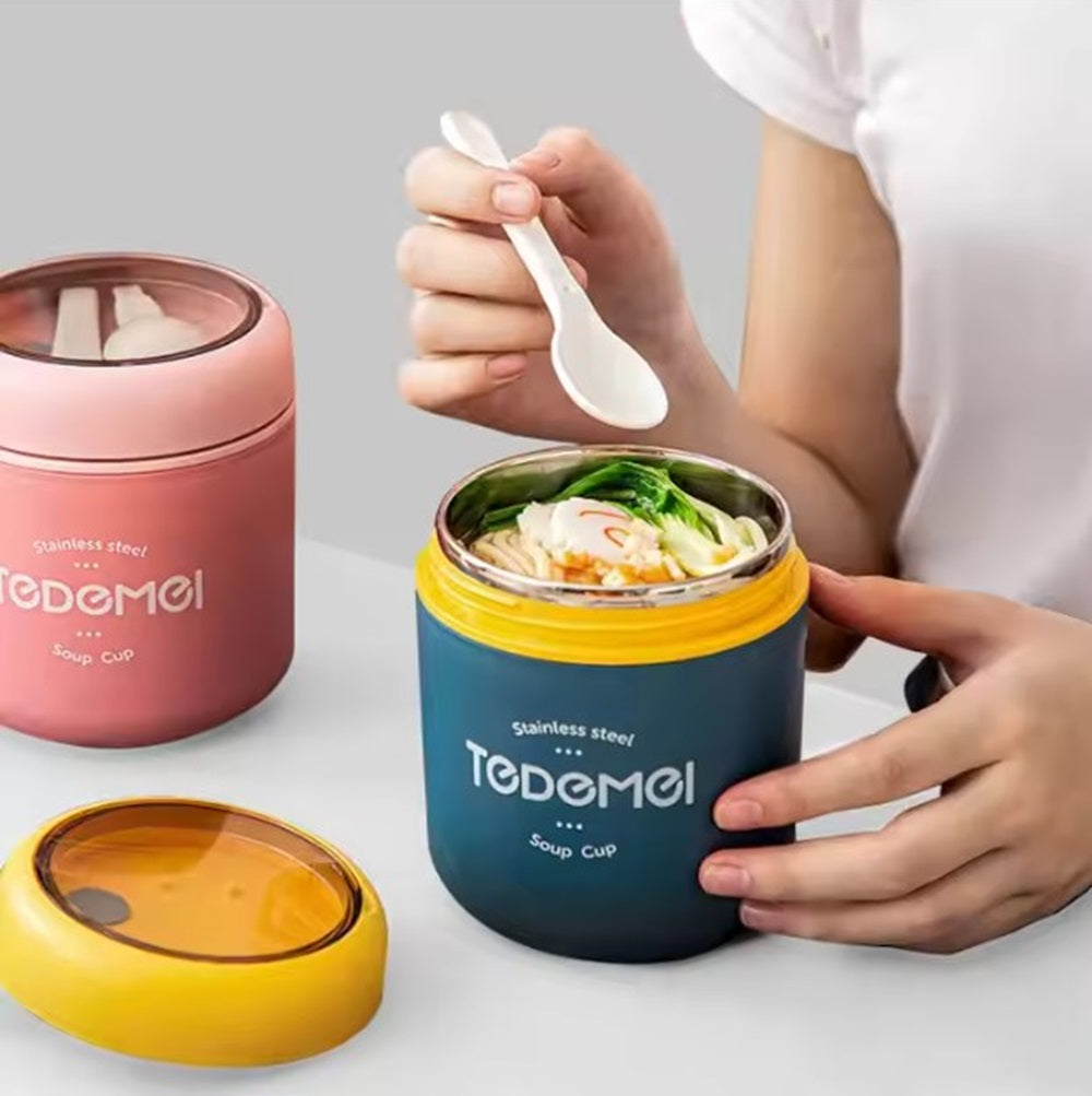 Hot & Fresh Meals On-the-Go – Stylish Stainless Steel Lunch Cup
