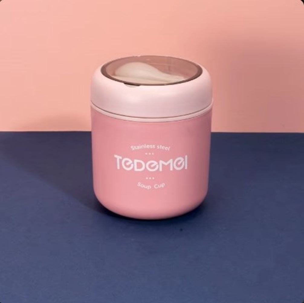 Open Wide Mouth Thermal Lunch Jar – Easy to Fill and Clean