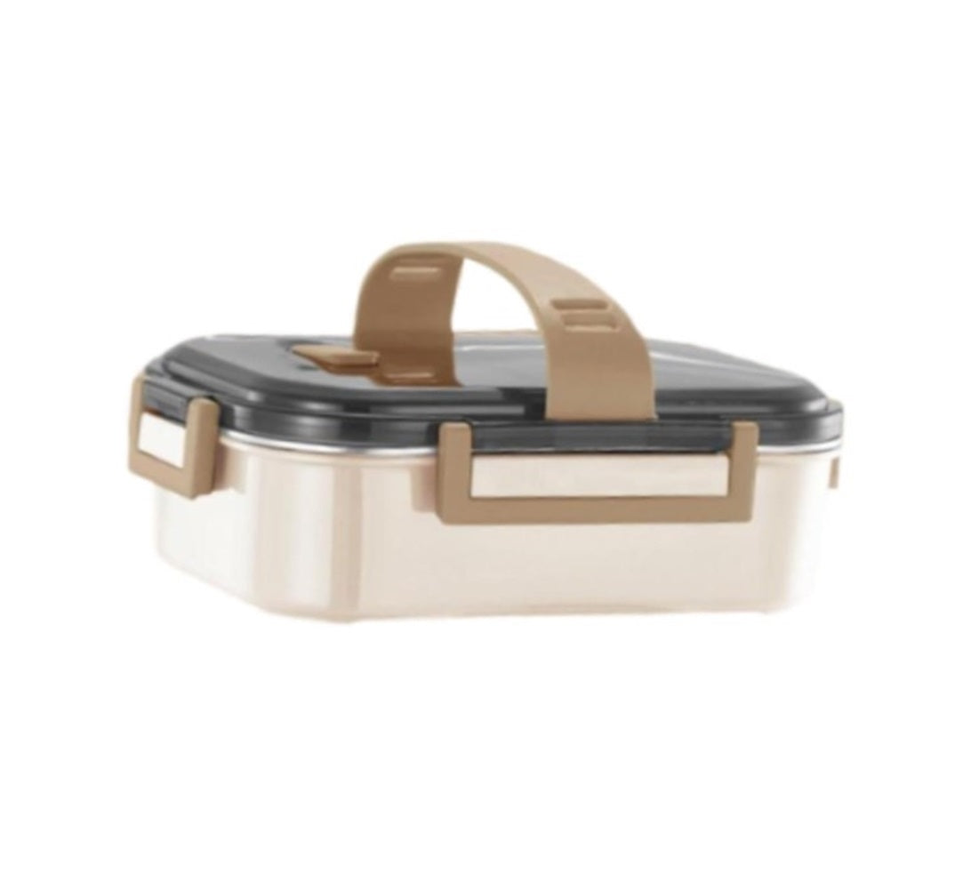 Premium Stainless Steel Double Layer Lunch Box – 700ml | Leakproof, Microwave-Safe, Stylish