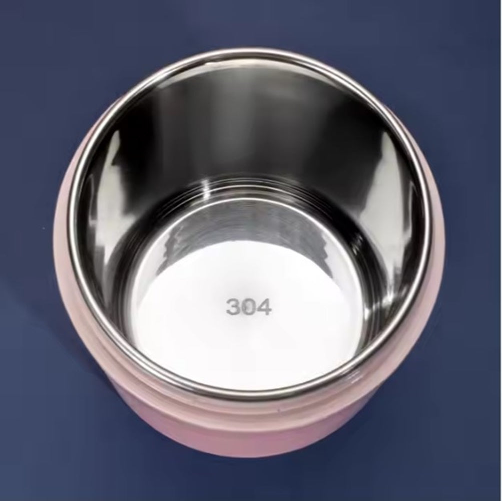 CuddleNest Stainless Steel Thermal Soup Cup Lunch Box – 530 ml | Insulated, Leakproof Food Jar with Spoon for Kids & Adults | Travel, Office, School Use | Spill-Proof & BPA-Free