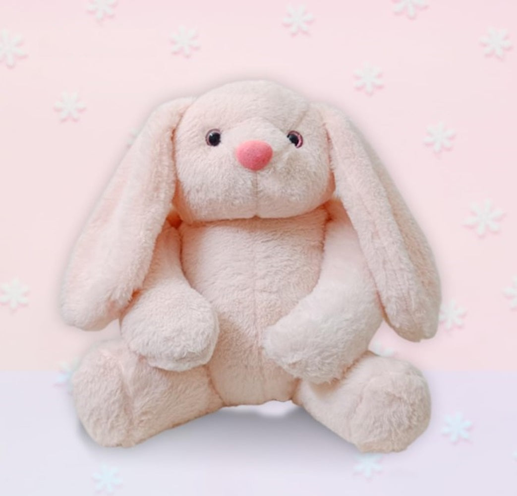 CuddleNest Floppy Ear Bunny Plush – Soft Toy for Kids, Girls, Boys, Babies | Perfect 1ft Peach Stuffed Toy for Birthdays, Baby Shower & Return Gifts