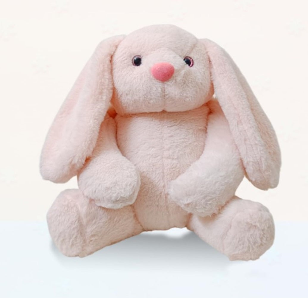 CuddleNest Floppy Ear Bunny Plush – Soft Toy for Kids, Girls, Boys, Babies | Perfect 1ft Peach Stuffed Toy for Birthdays, Baby Shower & Return Gifts