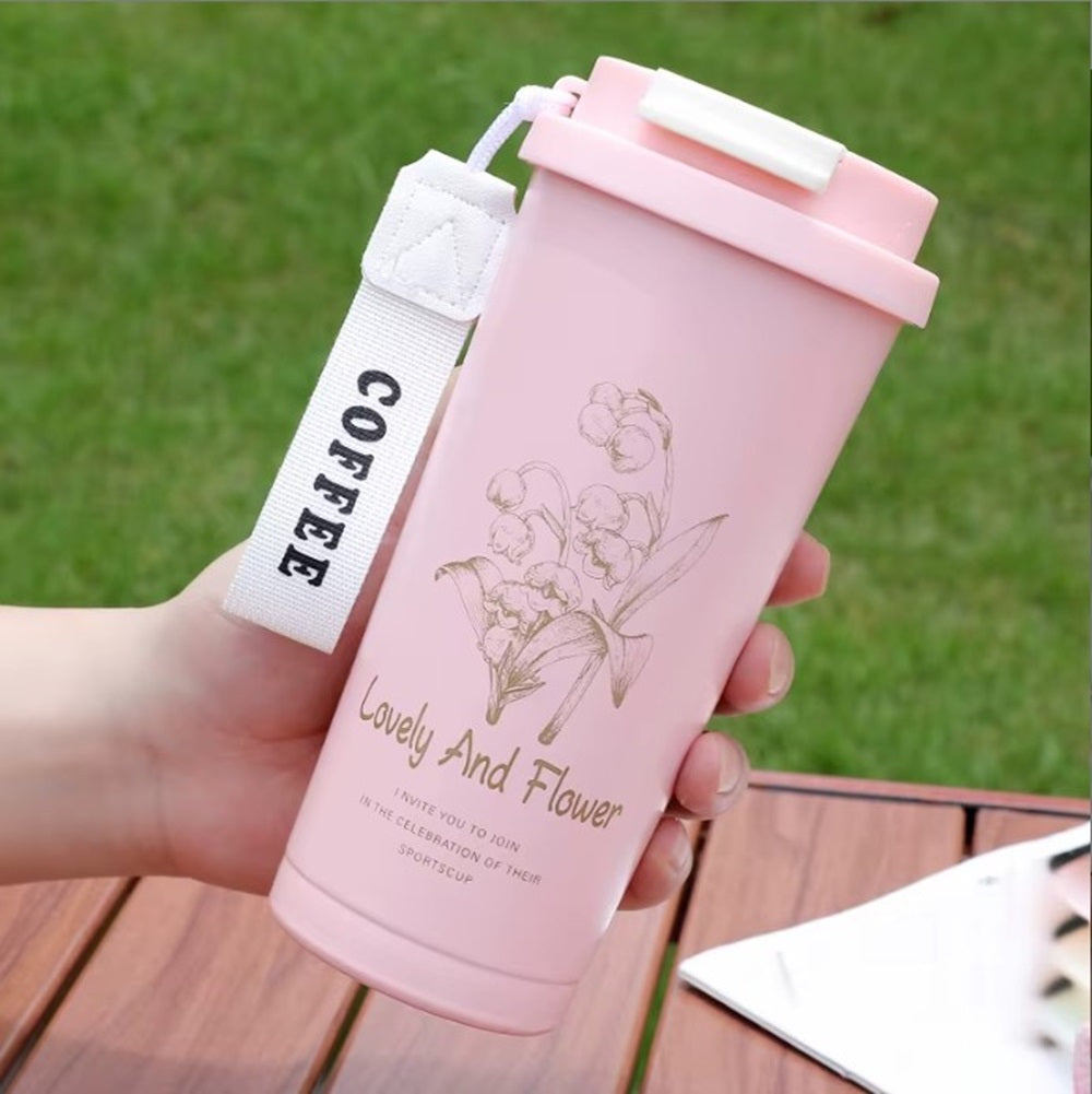 CuddleNest Stainless Steel Coffee Mug 500 ml | Double Wall Vacuum Insulated Travel Cup with Leakproof Lid for Office, Gym & Outdoor Use