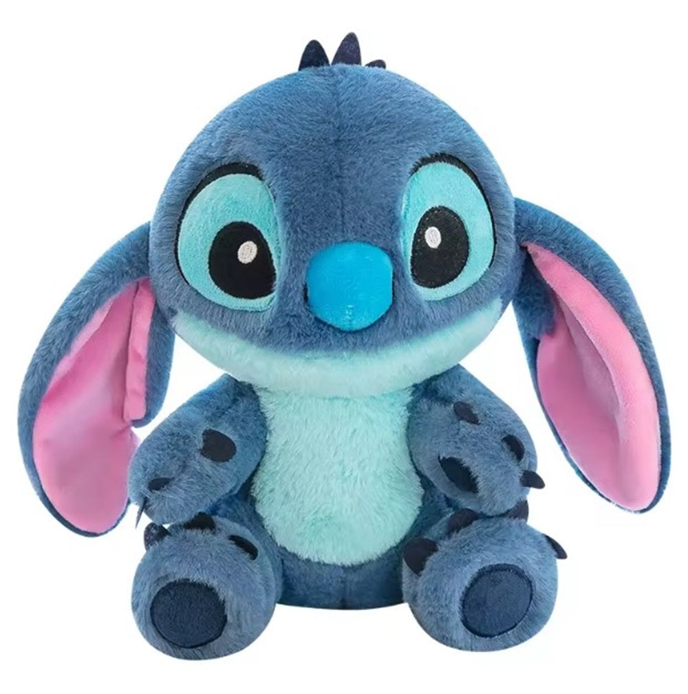Cuddlenest Stitch Plush Soft Toy |Cuddly Character Doll with Large Eyes & Pink Ears | Gift - 30 cm (Blue)