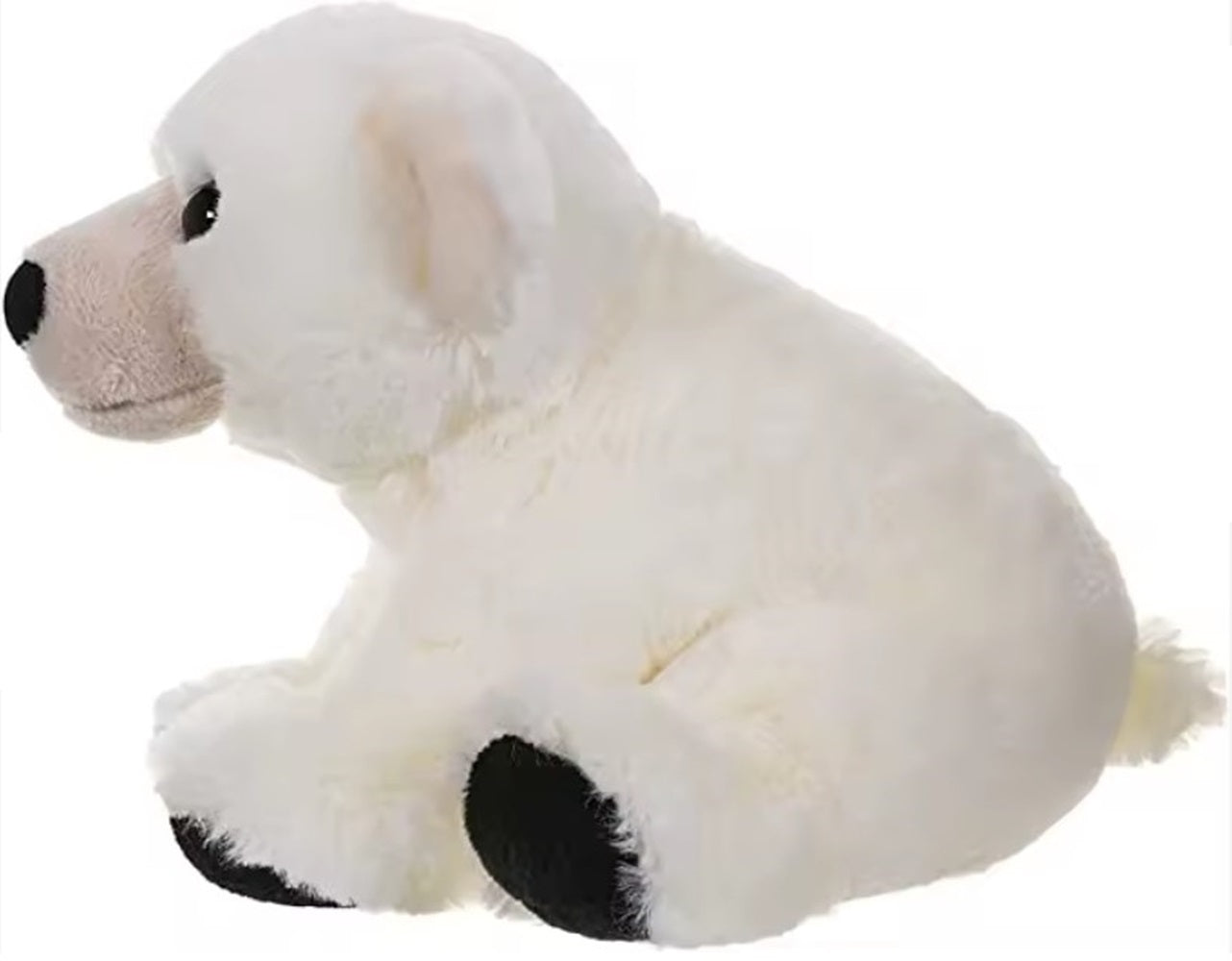 CuddleNest Plush Polar Bear Soft Toy | 30cm White Stuffed Animal with Black Paws | Ultra-Soft Cuddly Teddy Bear Toy for Kids & Gifting
