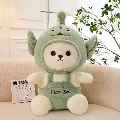Teddy Bear with Cap - 'I Love You' Plush Toy for Kids
