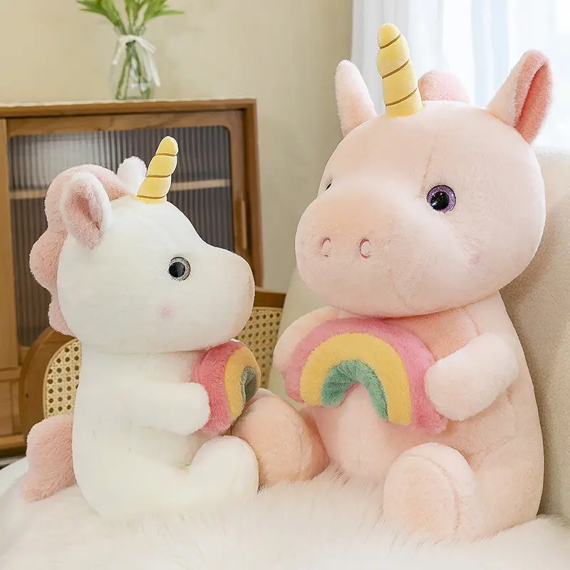CuddleNest Rainbow Unicorn Soft Toy 30 cm Plush Unicorn for Kids Adults for Boys Girls All Ages Stuffed Unicorn Toy