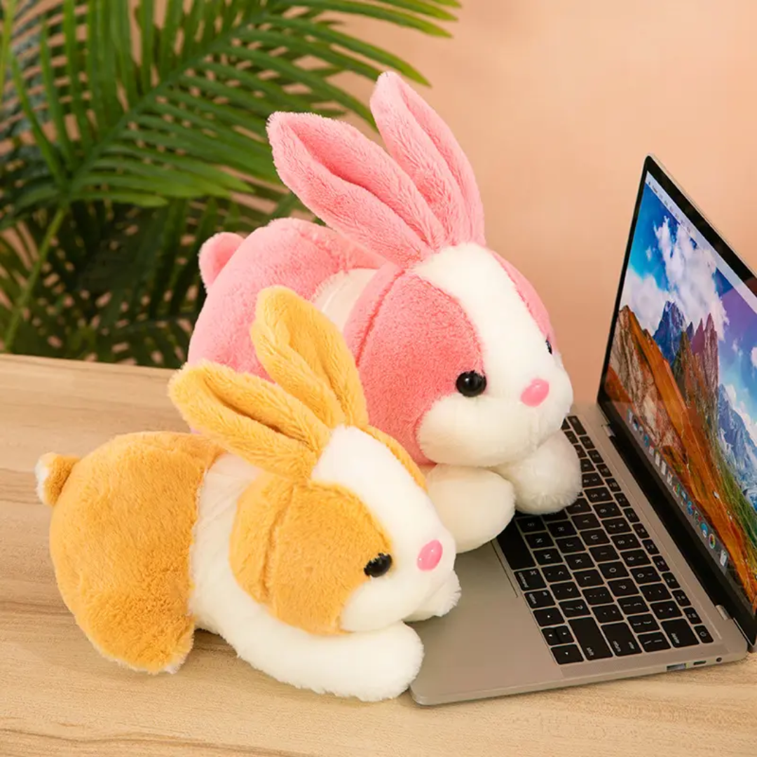 Cute Rabbit Soft Toy, Furry Stuffed Animal, Extra Soft, Perfect for Kids - 32 cm