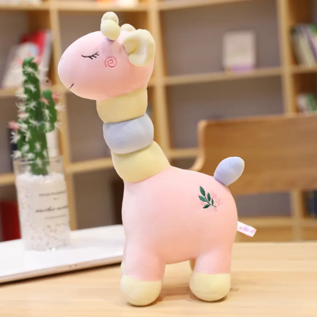Soft Plush Giraffe Toy in Pastel color – Perfect Adorable Gift for Babies and Kids
