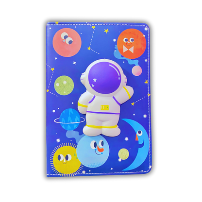 Squishy "Astronaut" Diary for kids | Journal for School kids | 100 pages