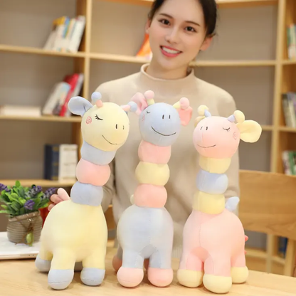 Soft Plush Giraffe Toy in Pastel color – Perfect Adorable Gift for Babies and Kids