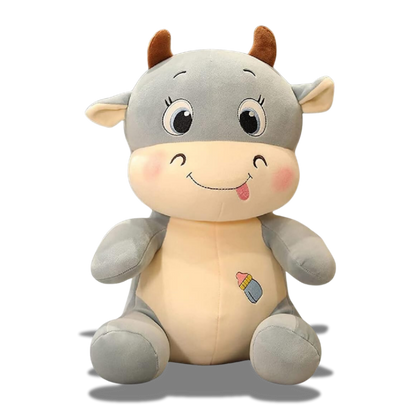Adorable and Durable 30 cm Siting Cow Plush Toy