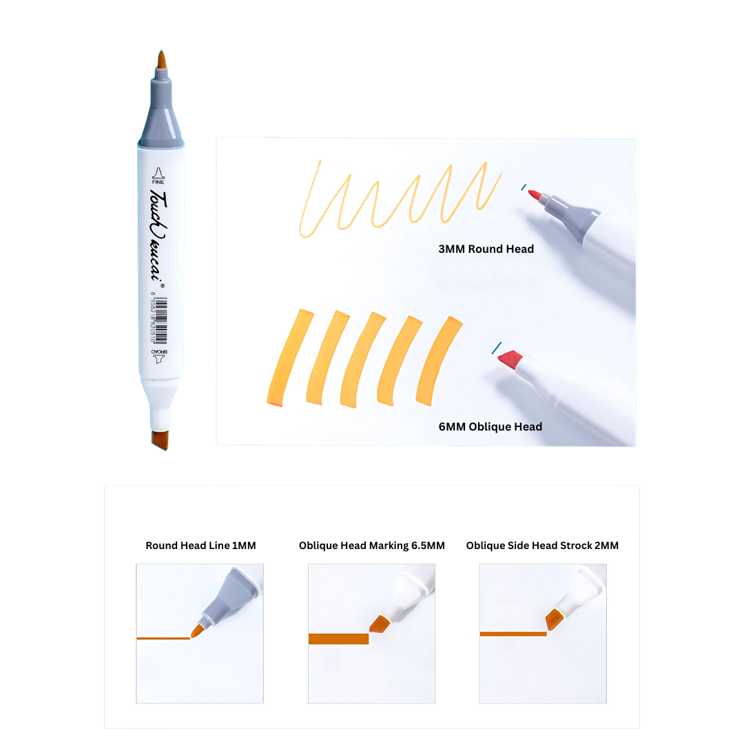Premium Color Set  12 PC | Dual Tip Art Maker | Broad and Point | Premium quality for Kids