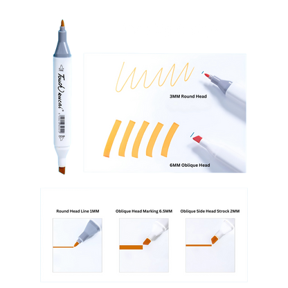 Premium Color Set  12 PC | Dual Tip Art Maker | Broad and Point | Premium quality for Kids