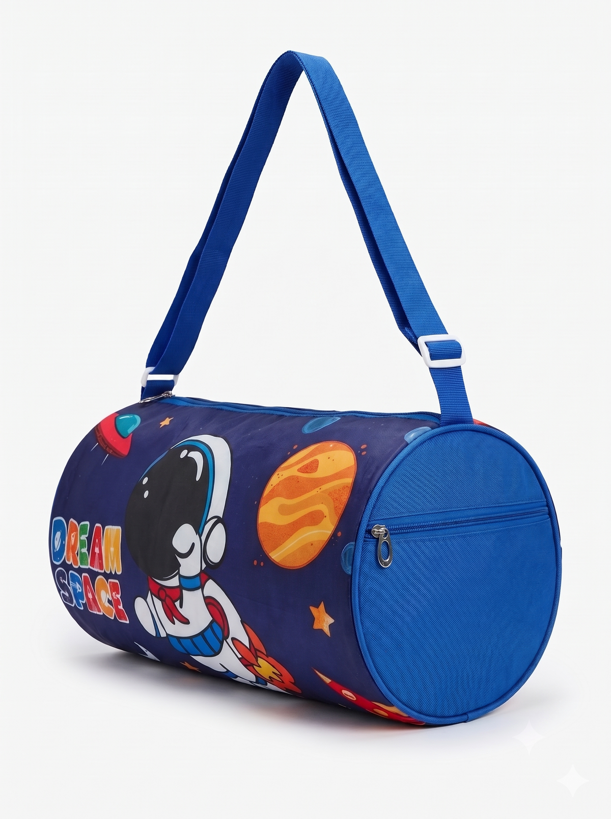 CuddleNest Dream Space Astronaut Kids Barrel Duffle Bag (30 x 20 x 20 cm)