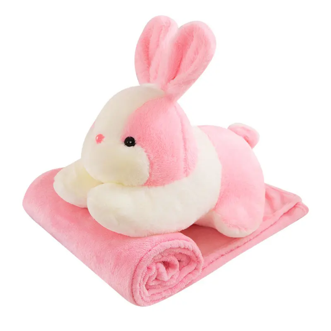 Cute Rabbit Soft Toy, Furry Stuffed Animal, Extra Soft, Perfect for Kids - 32 cm