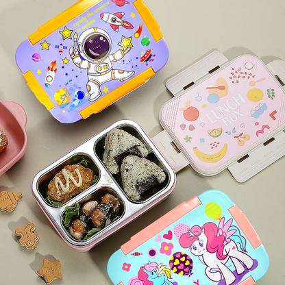 Kids Unicorn Printed Bento Lunch Box