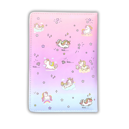 Squishy "Unicorn" Diary for kids | Journal for School kids | 100 pages