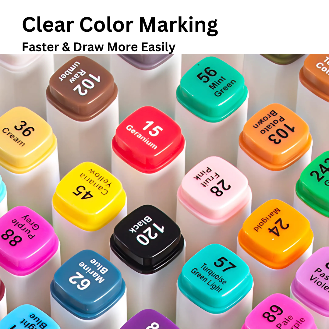 Premium Color Set  12 PC | Dual Tip Art Maker | Broad and Point | Premium quality for Kids