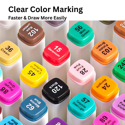Premium Color Set  12 PC | Dual Tip Art Maker | Broad and Point | Premium quality for Kids