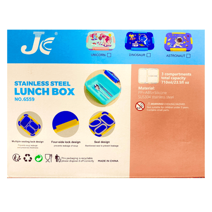 Kids Unicorn Printed Bento Lunch Box