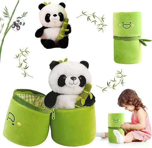 Bamboo Panda Soft Toy | Adorable Plush Panda for Kids