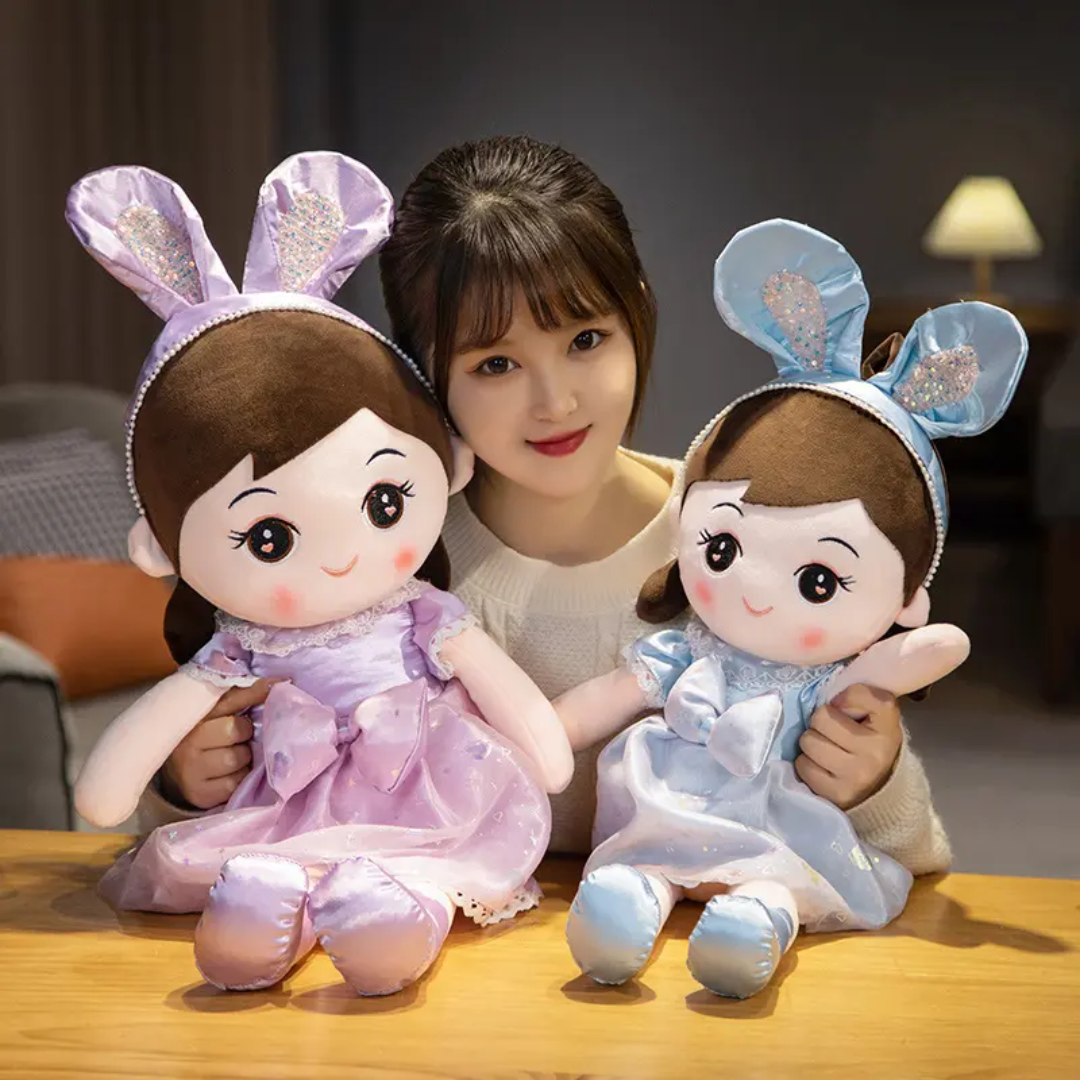 Adorable Stuffed Doll with Twinkling Ears for All Ages | 60Cm