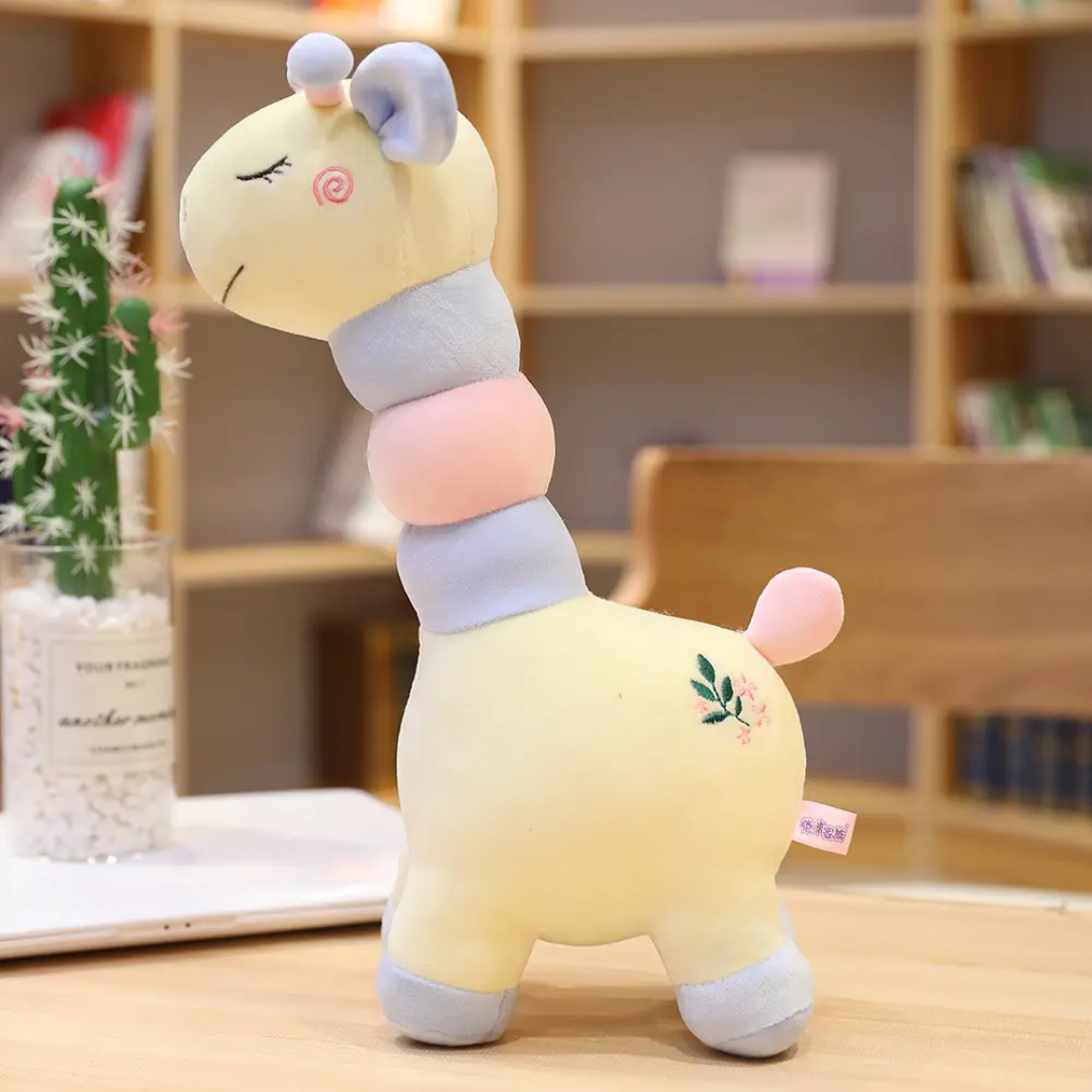 Soft Plush Giraffe Toy in Pastel color – Perfect Adorable Gift for Babies and Kids