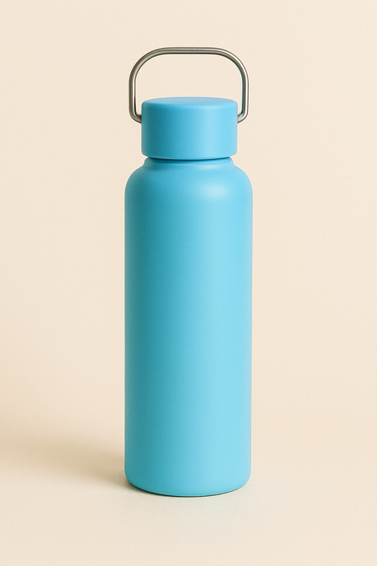 CuddleNest Eco Stainless Steel Water Bottle | 680ml Leak-Proof Bottle with Bamboo Top | Lightweight Reusable Bottle for Travel, Gym & Daily Hydration