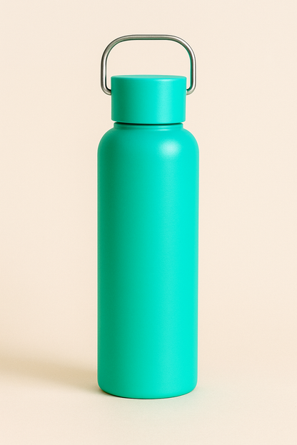 CuddleNest Eco Stainless Steel Water Bottle | 680ml Leak-Proof Bottle with Bamboo Top | Lightweight Reusable Bottle for Travel, Gym & Daily Hydration