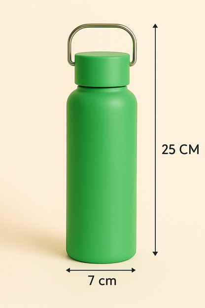 CuddleNest Eco Stainless Steel Water Bottle | 680ml Leak-Proof Bottle with Bamboo Top | Lightweight Reusable Bottle for Travel, Gym & Daily Hydration