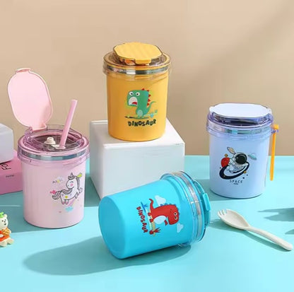 Hot & Cold Vacuum-Insulated Food Container for School or Office
