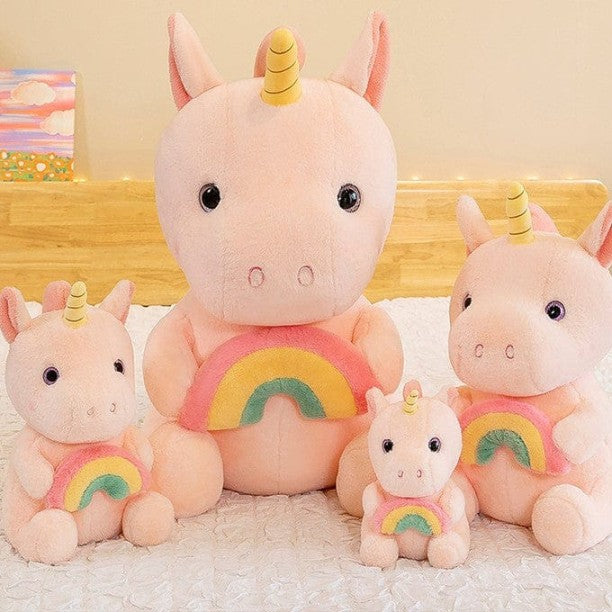 Adorable Rainbow Unicorn Plushie