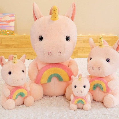Adorable Rainbow Unicorn Plushie