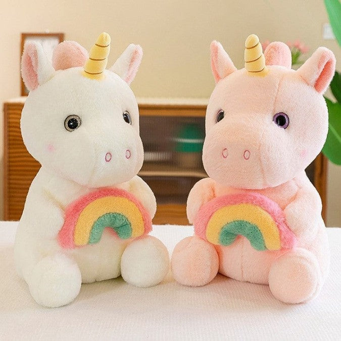 Adorable Rainbow Unicorn Plushie