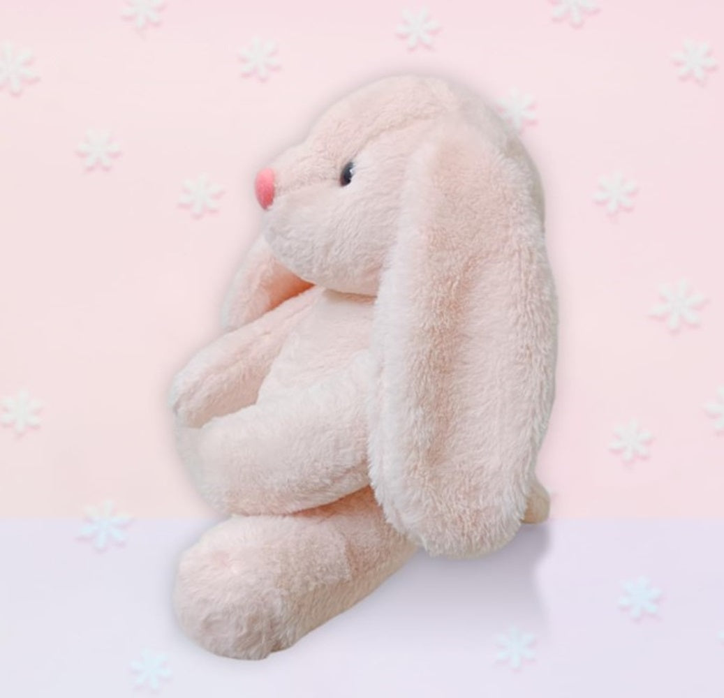 CuddleNest Floppy Ear Bunny Plush – Soft Toy for Kids, Girls, Boys, Babies | Perfect 1ft Peach Stuffed Toy for Birthdays, Baby Shower & Return Gifts