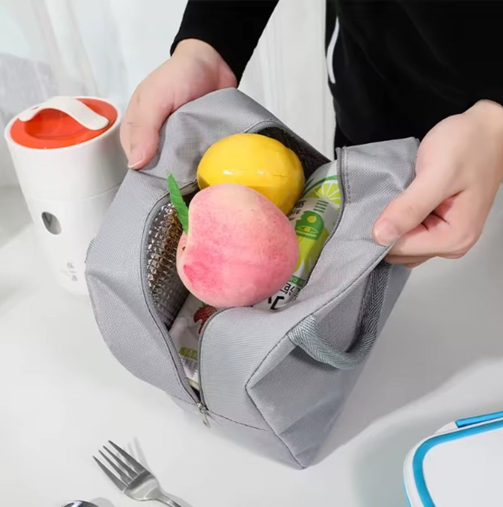 CuddleNest Insulated Lunch Bag for Office Men & Women | Tiffin Bag for School Kids with Aluminium Foil, Waterproof & Durable