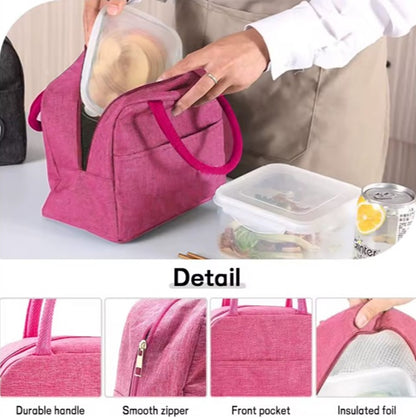 CuddleNest Insulated Lunch Bag for Office Men & Women | Tiffin Bag for School Kids with Aluminium Foil, Waterproof & Durable