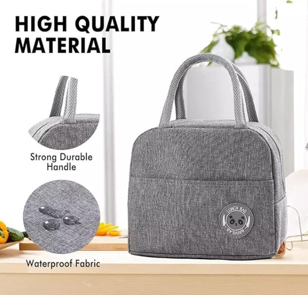 CuddleNest Insulated Lunch Bag for Office Men & Women | Tiffin Bag for School Kids with Aluminium Foil, Waterproof & Durable