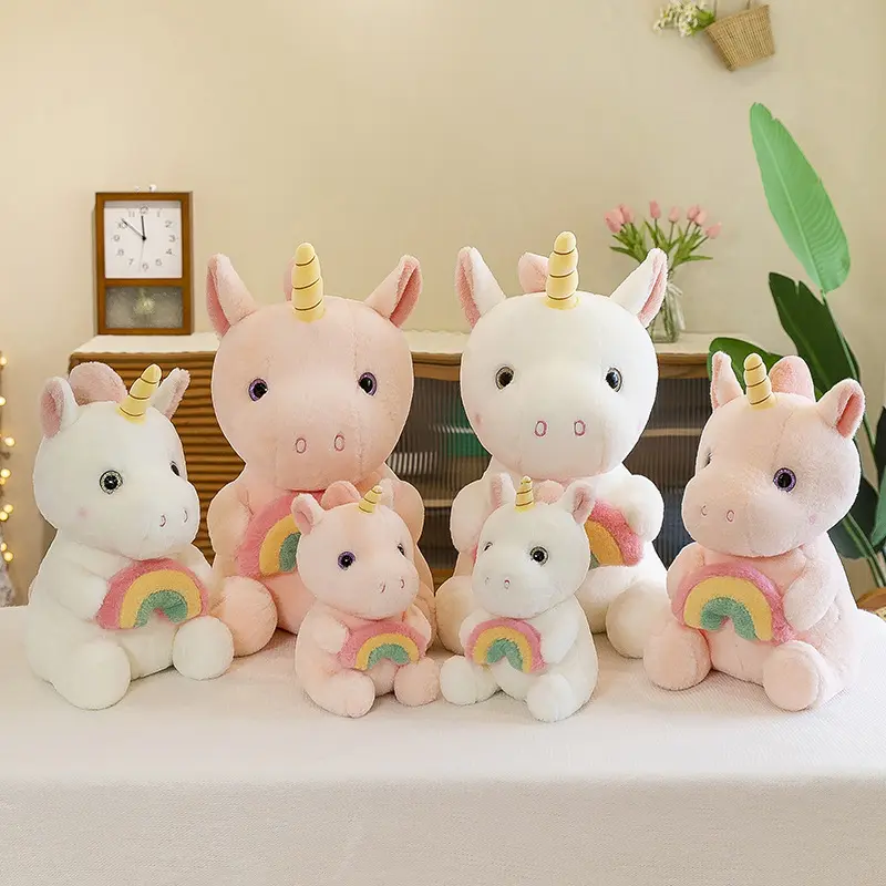 Adorable Rainbow Unicorn Plushie