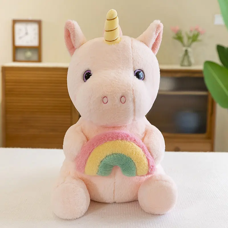 Adorable Rainbow Unicorn Plushie