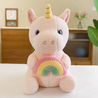 Adorable Rainbow Unicorn Plushie