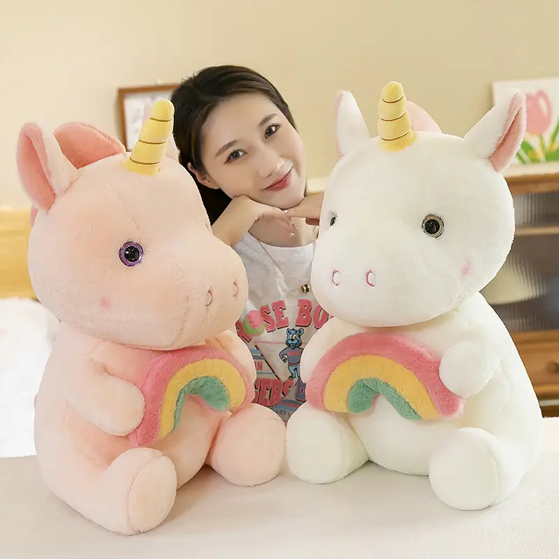 Adorable Rainbow Unicorn Plushie