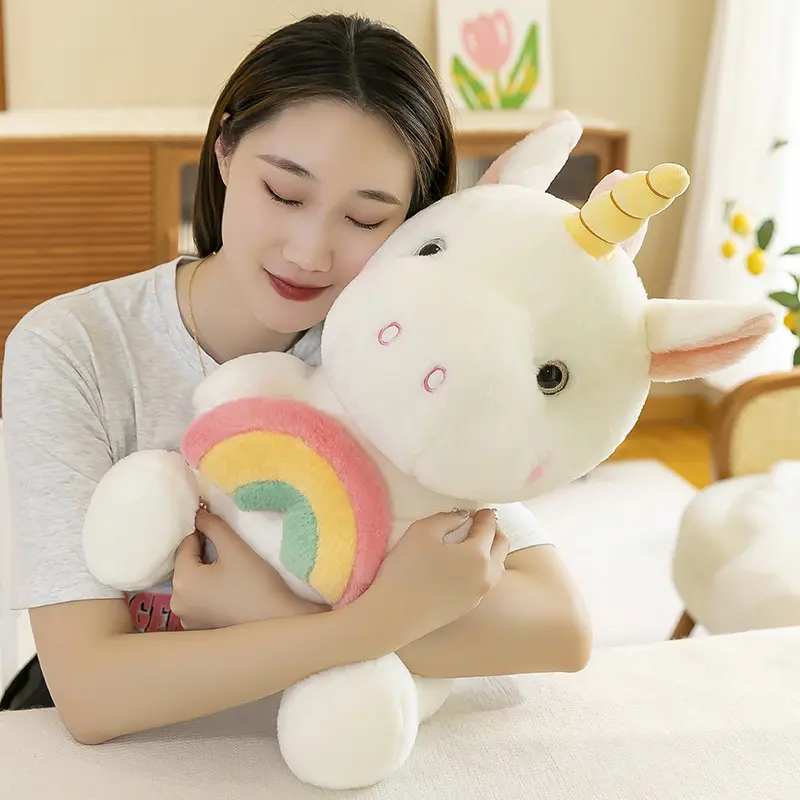 Adorable Rainbow Unicorn Plushie