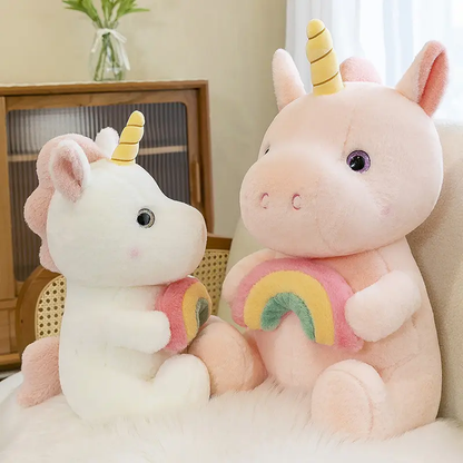 Adorable Rainbow Unicorn Plushie